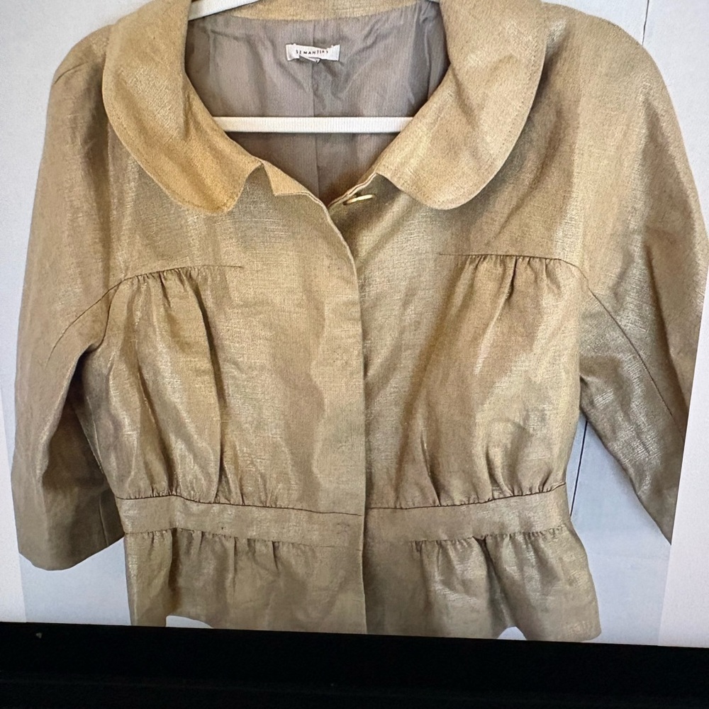 Semantiks Gold Women's Blazer